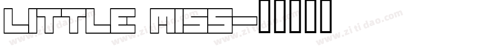Little Miss字体转换
